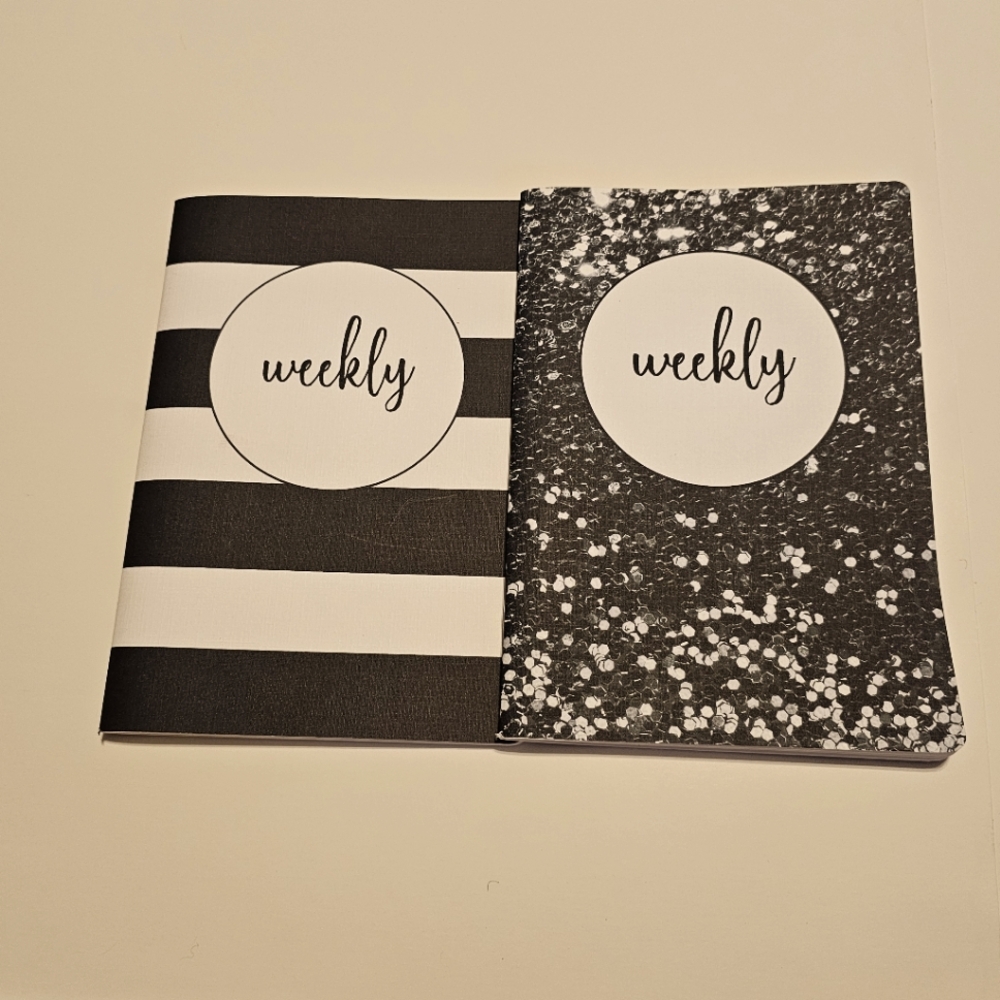 Weekly traveler notebook (TN), inserts.